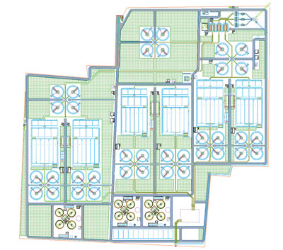 Tehran West Wastewater Treatment Plant